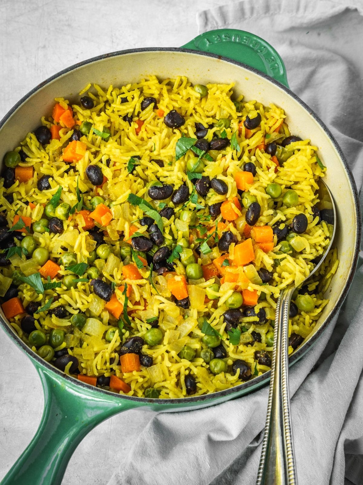 Ethiopian-Inspired Spiced Vegetable Rice Pilaf