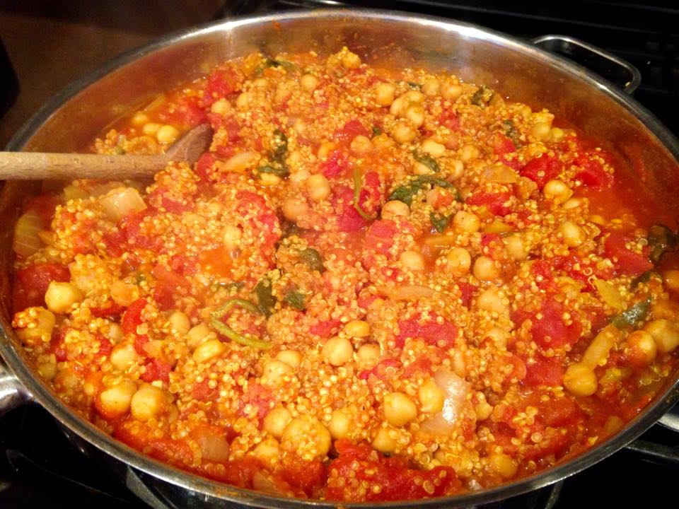 One-Pot Curried Chickpea and Tomato Stew