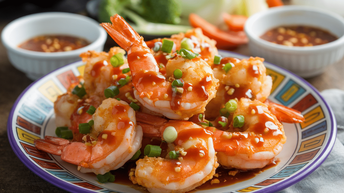 Spiced Firecracker Shrimp Stir-Fry