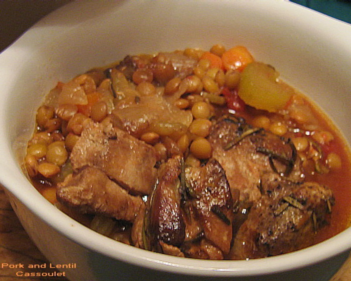 Cassoulet with Pork Rind and Herb Bouquet