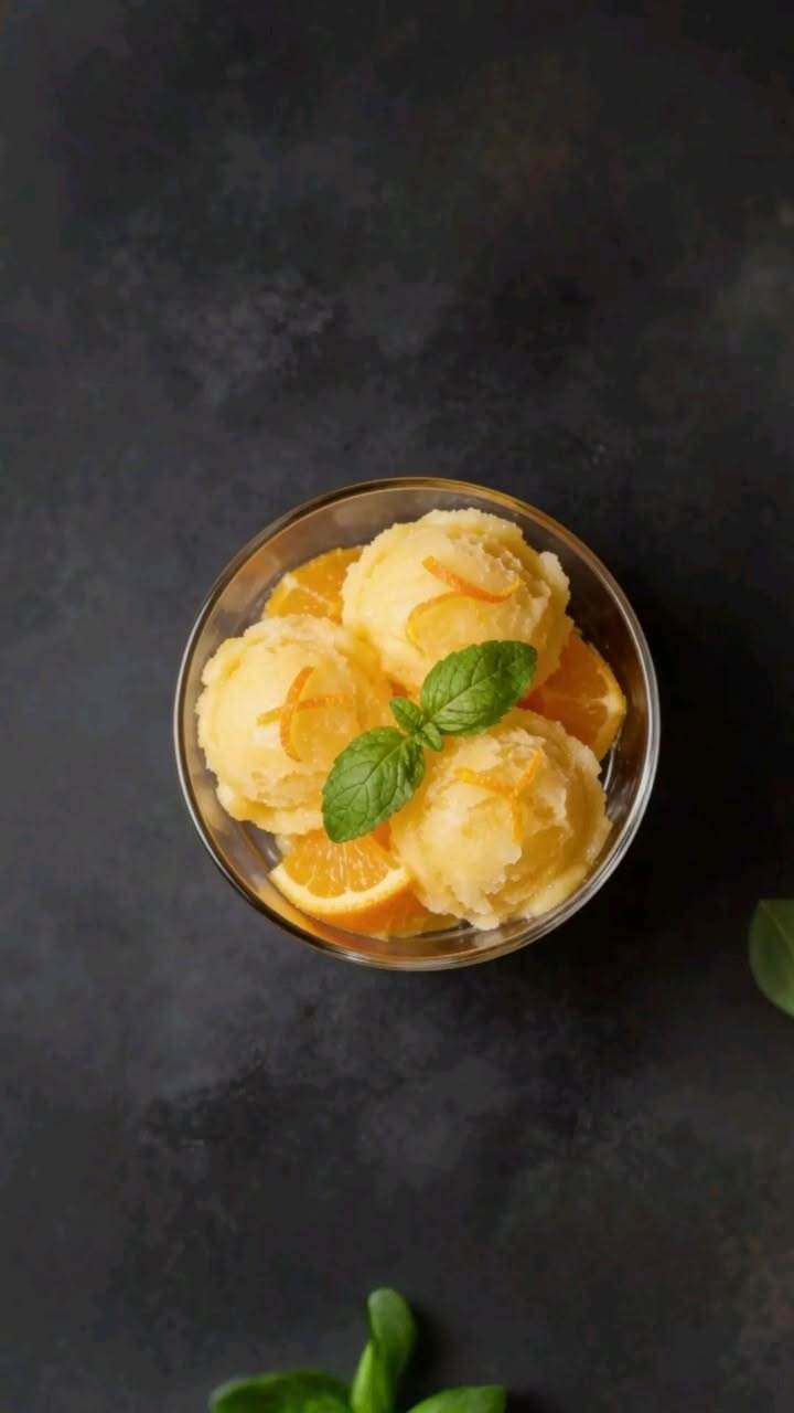 Sunrise Citrus Sorbet