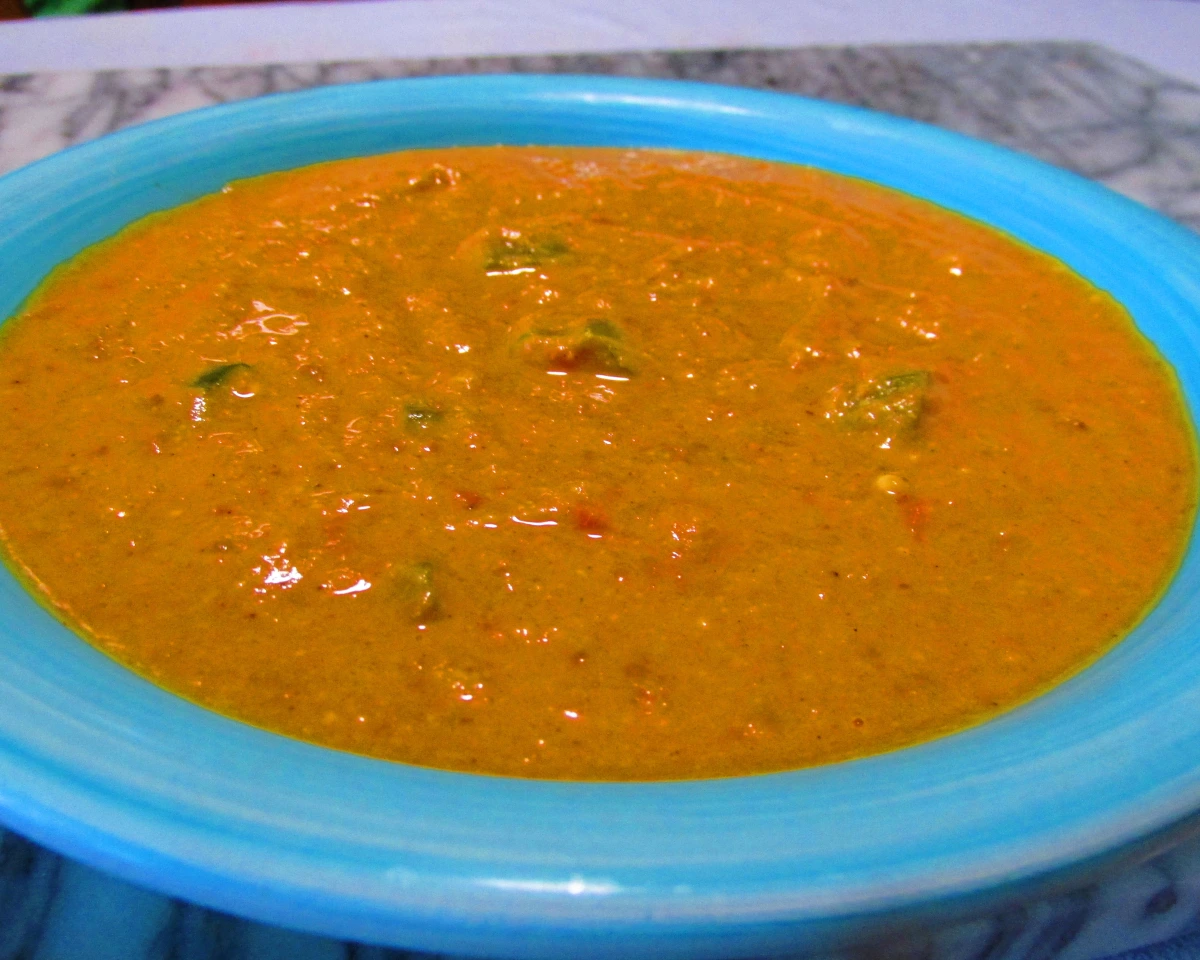 Spicy West African Peanut Stew with Sweet Potatoes