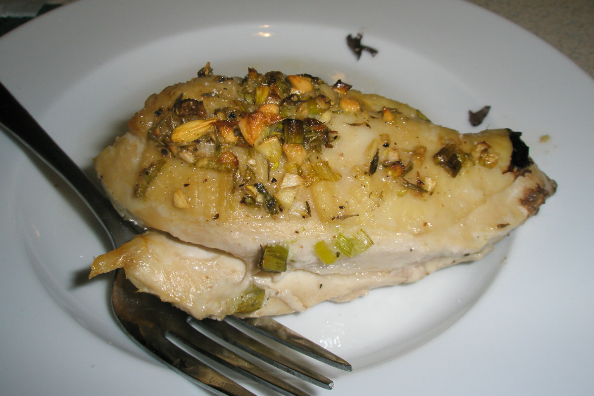 Sautéed Chicken Breast with Garlic and Thyme Butter