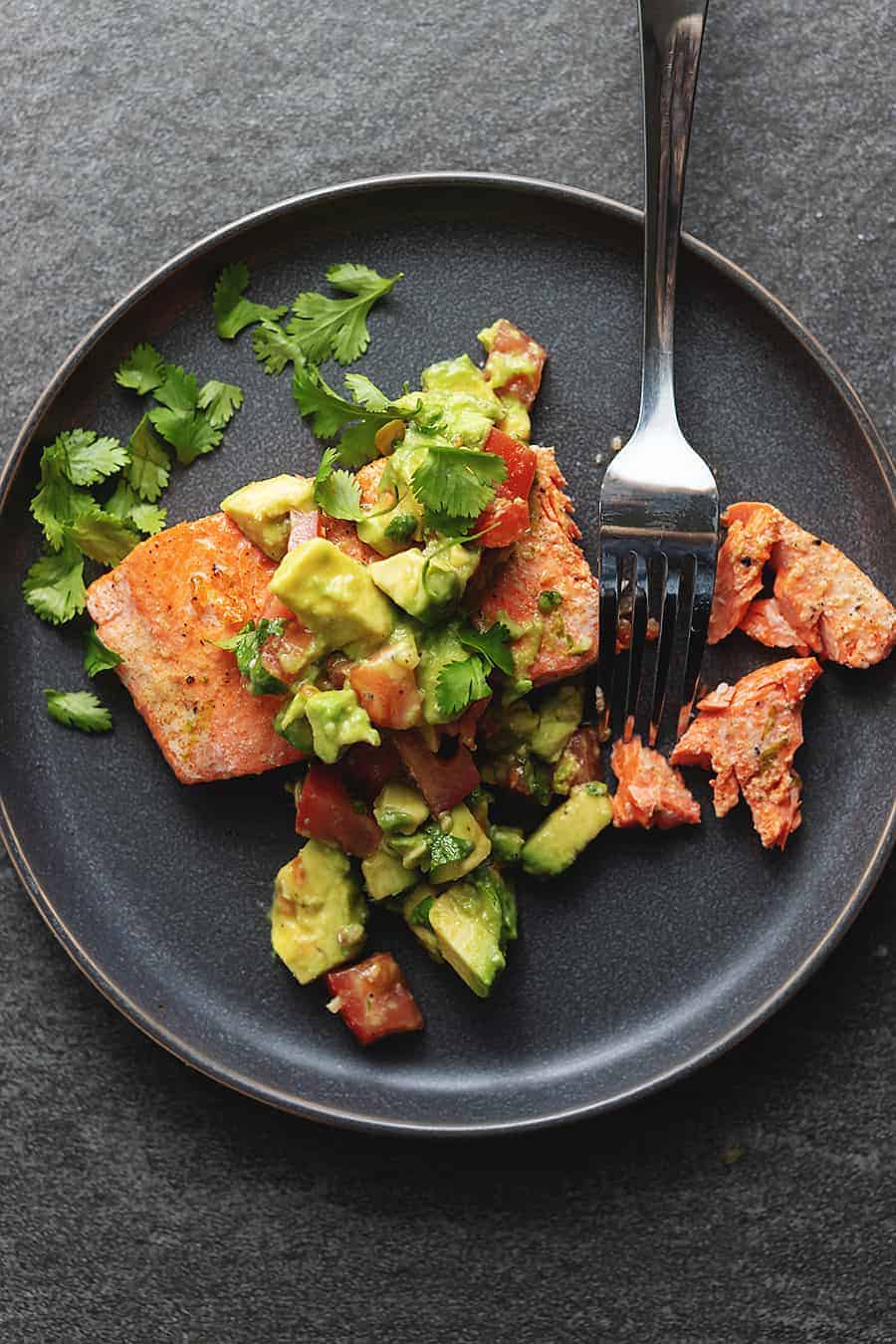 Pan-Seared Salmon with Zesty Citrus Avocado Salsa