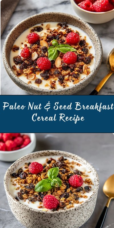 Paleo Nut and Seed Granola Clusters