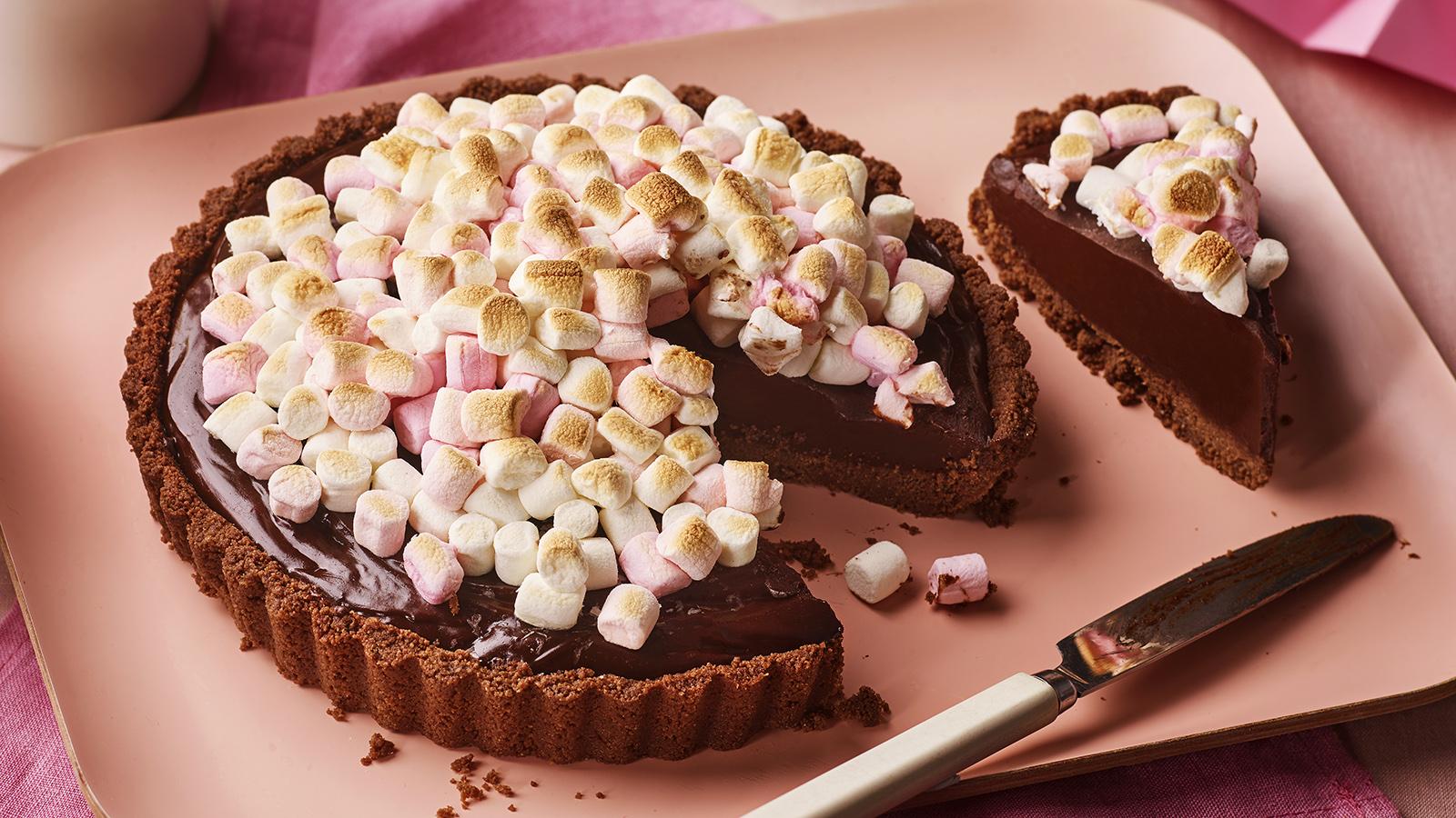 Serious Chocolate Tart with Orange Zest and Sea Salt