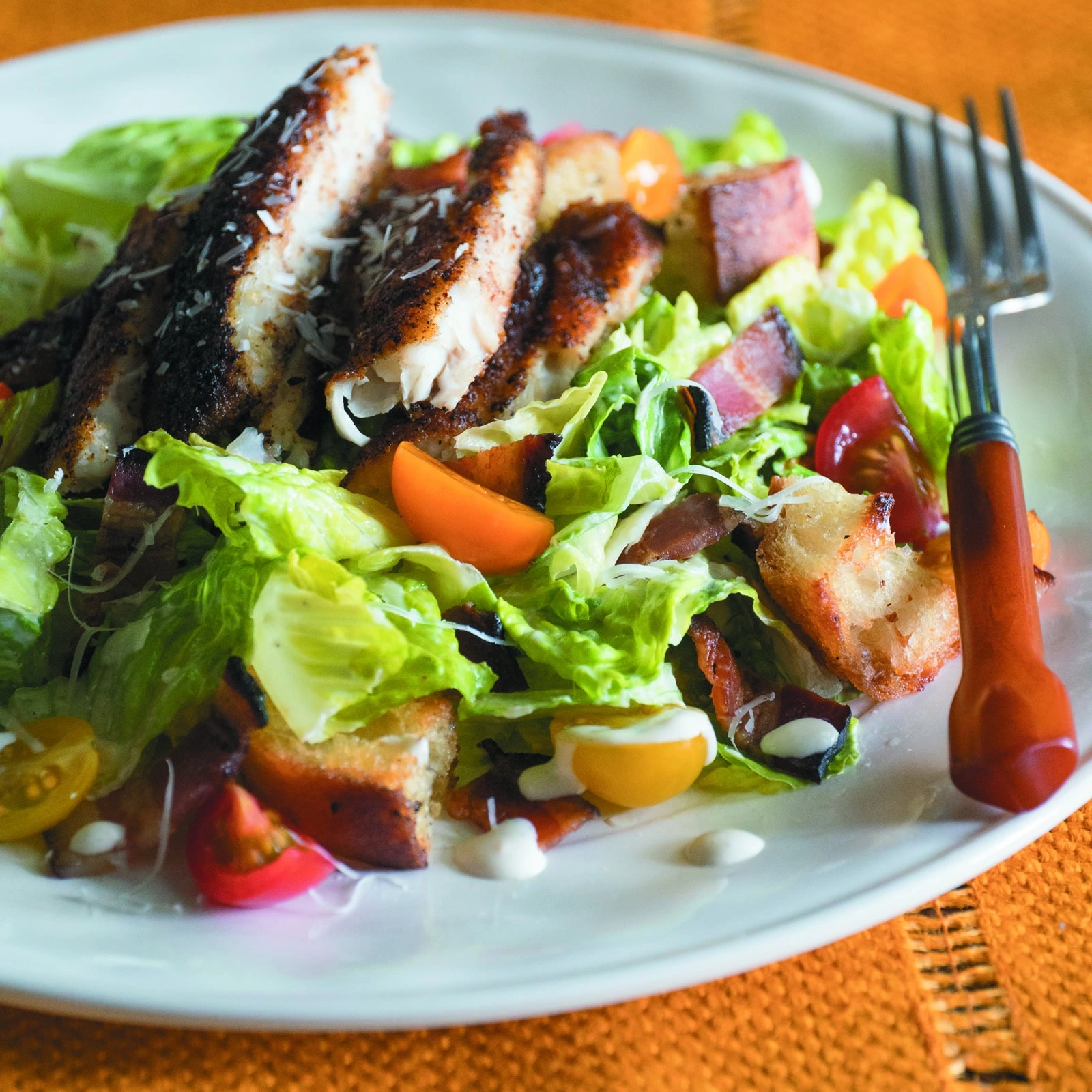 Cajun-Spiced Blackened Catfish with Summer Corn Salad