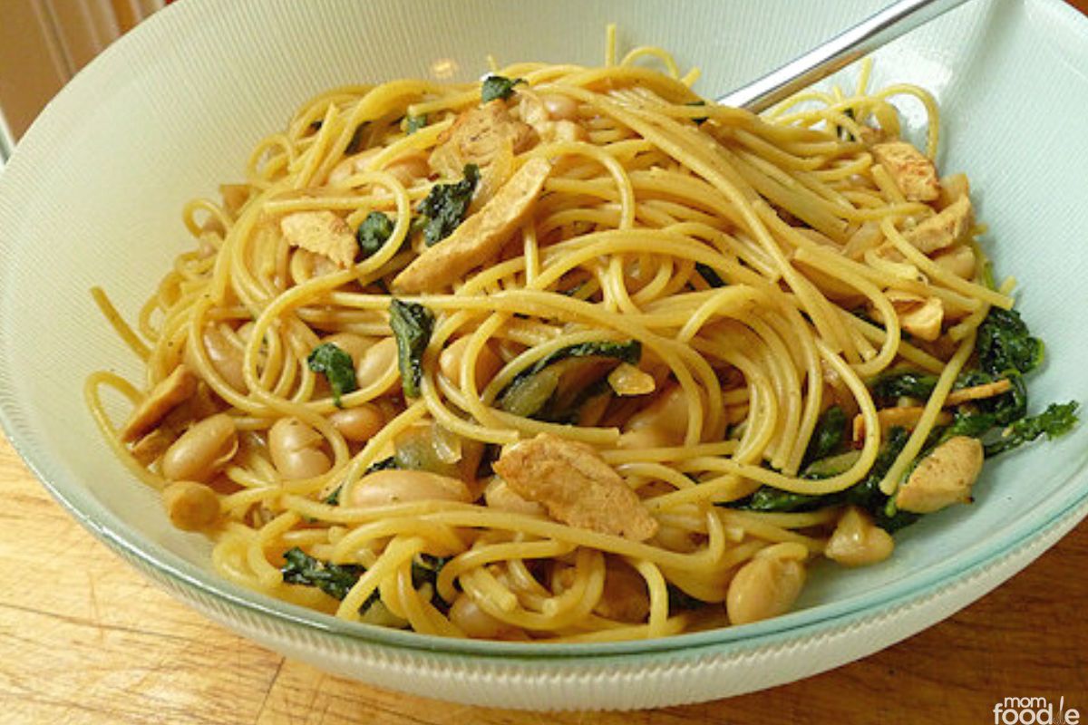 Cannellini Bean & Spinach Pasta