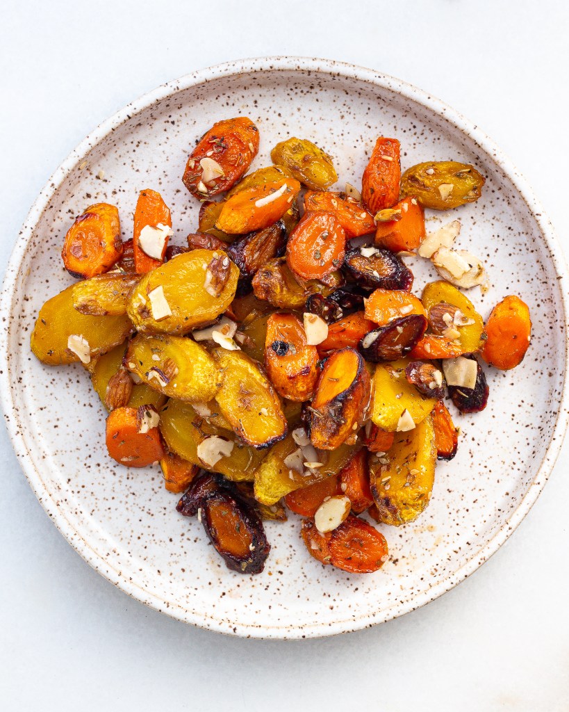 Honey-Glazed Roasted Carrots with Za'atar