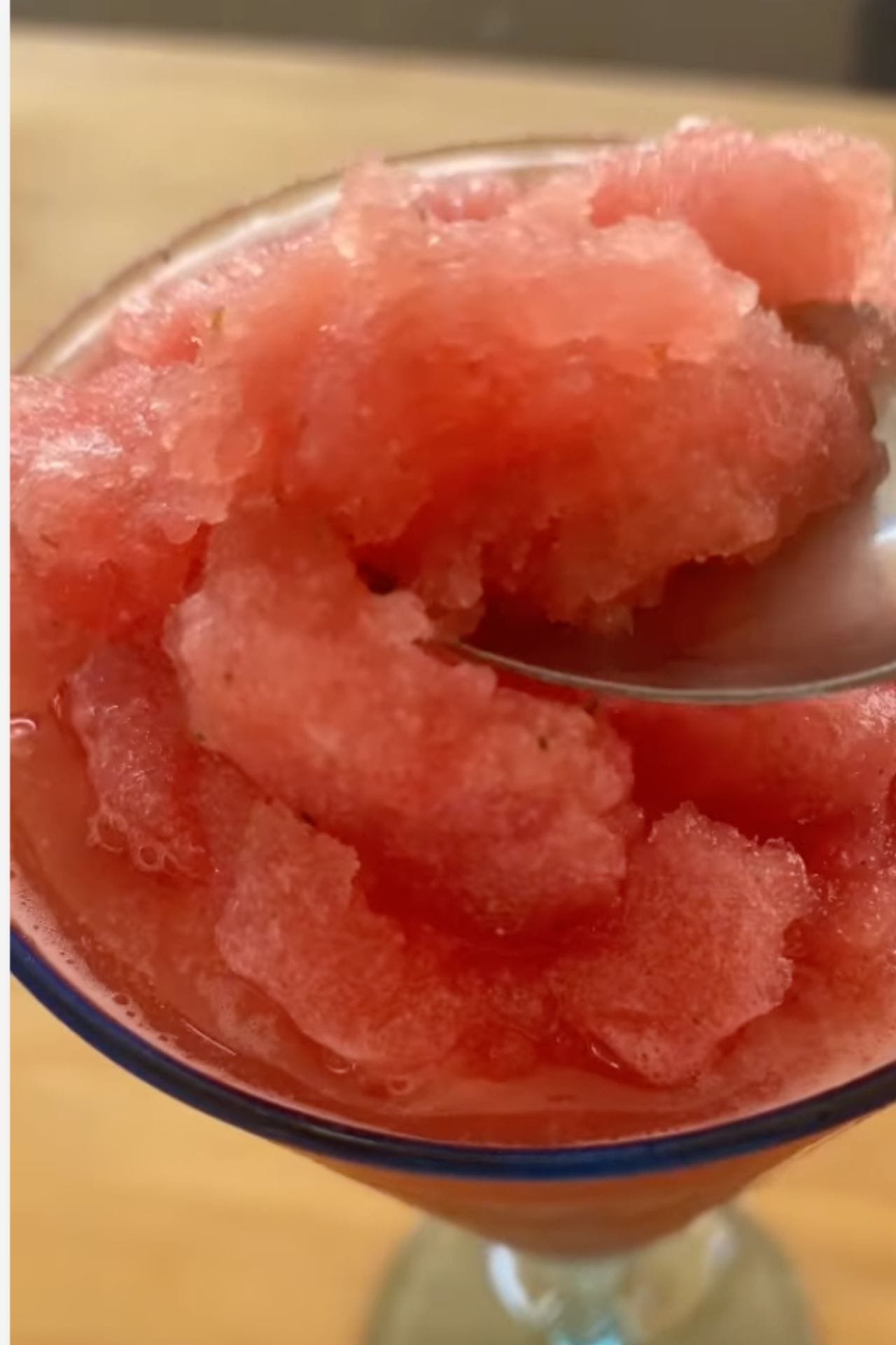No-Bake Chilled Watermelon and Mint Granita