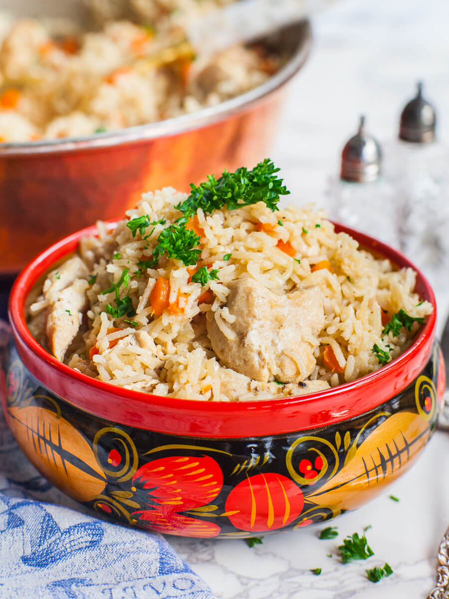 Pan-Seared Chicken with Gluten-Free Herb Rice Pilaf