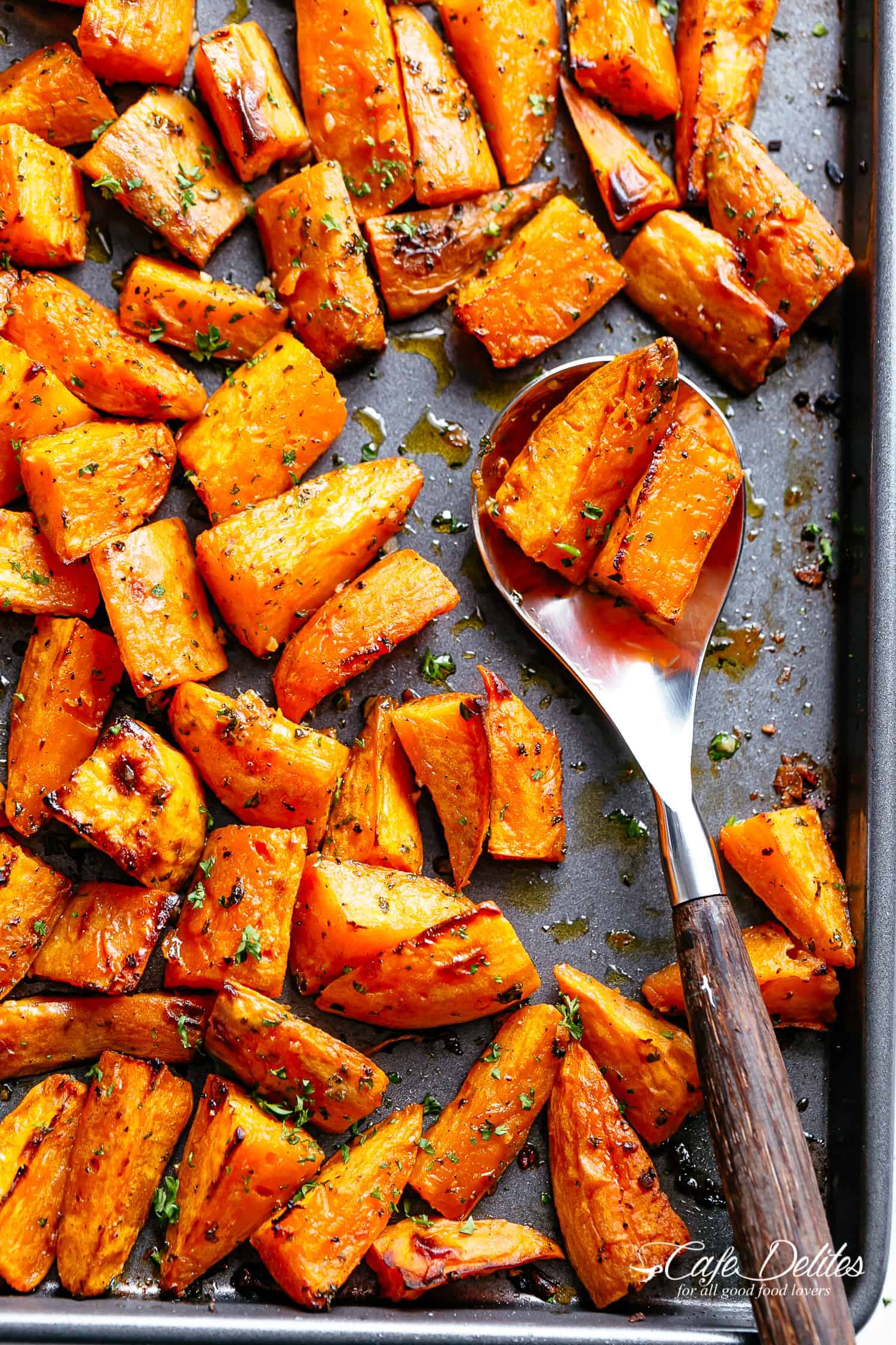 Ethiopian-Inspired Berbere Roasted Sweet Potatoes