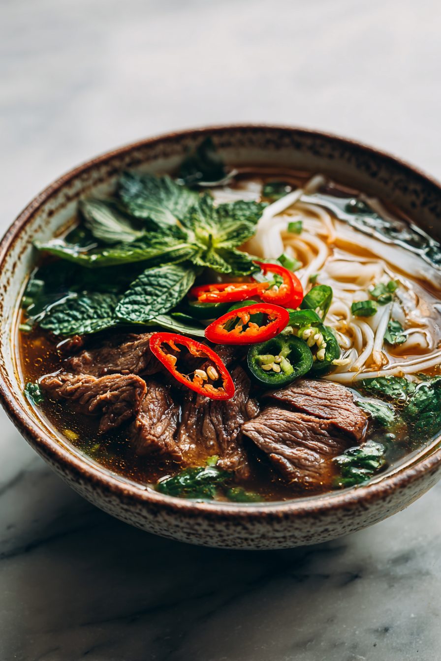 Slow-Cooked Vietnamese Beef Pho Broth