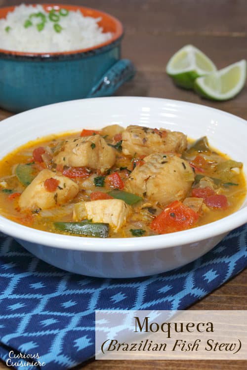 Moqueca-Style Coconut Fish Stew with Cilantro and Lime