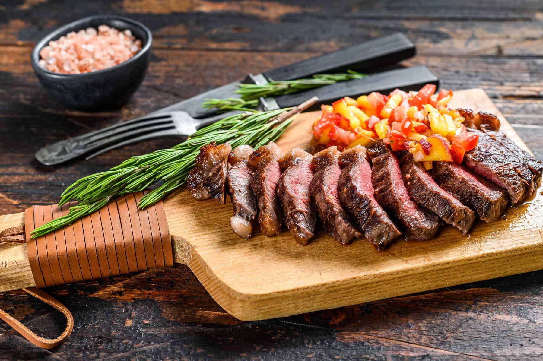 Charcoal-Grilled Picanha with Garlic Chimichurri