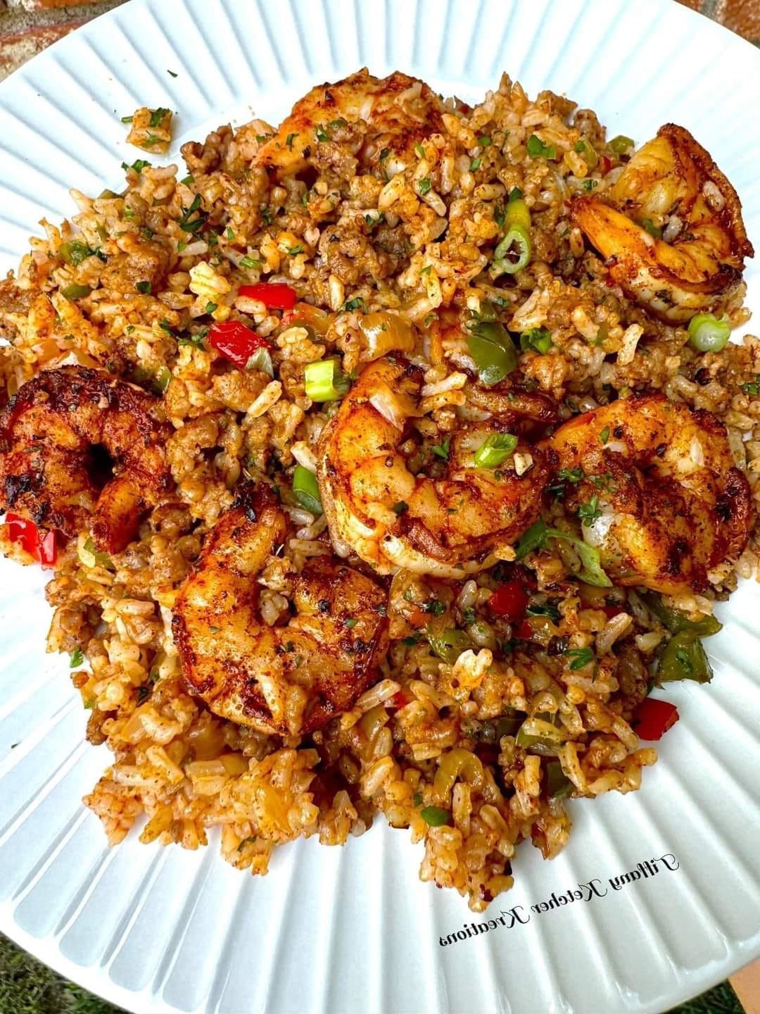 One-Pot Cajun Shrimp and Sausage Jambalaya