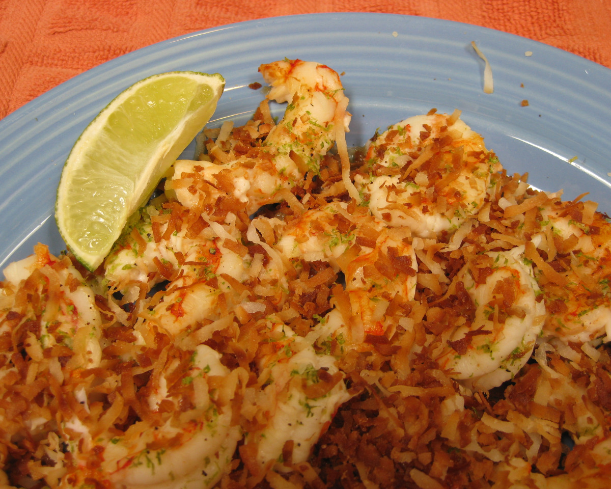 Coconut-Lime Caribbean Shrimp Skillet