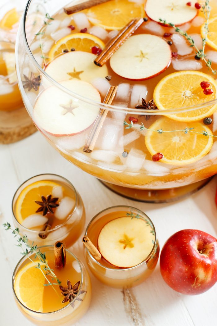 Calvados-Spiked Apple Cider Punch