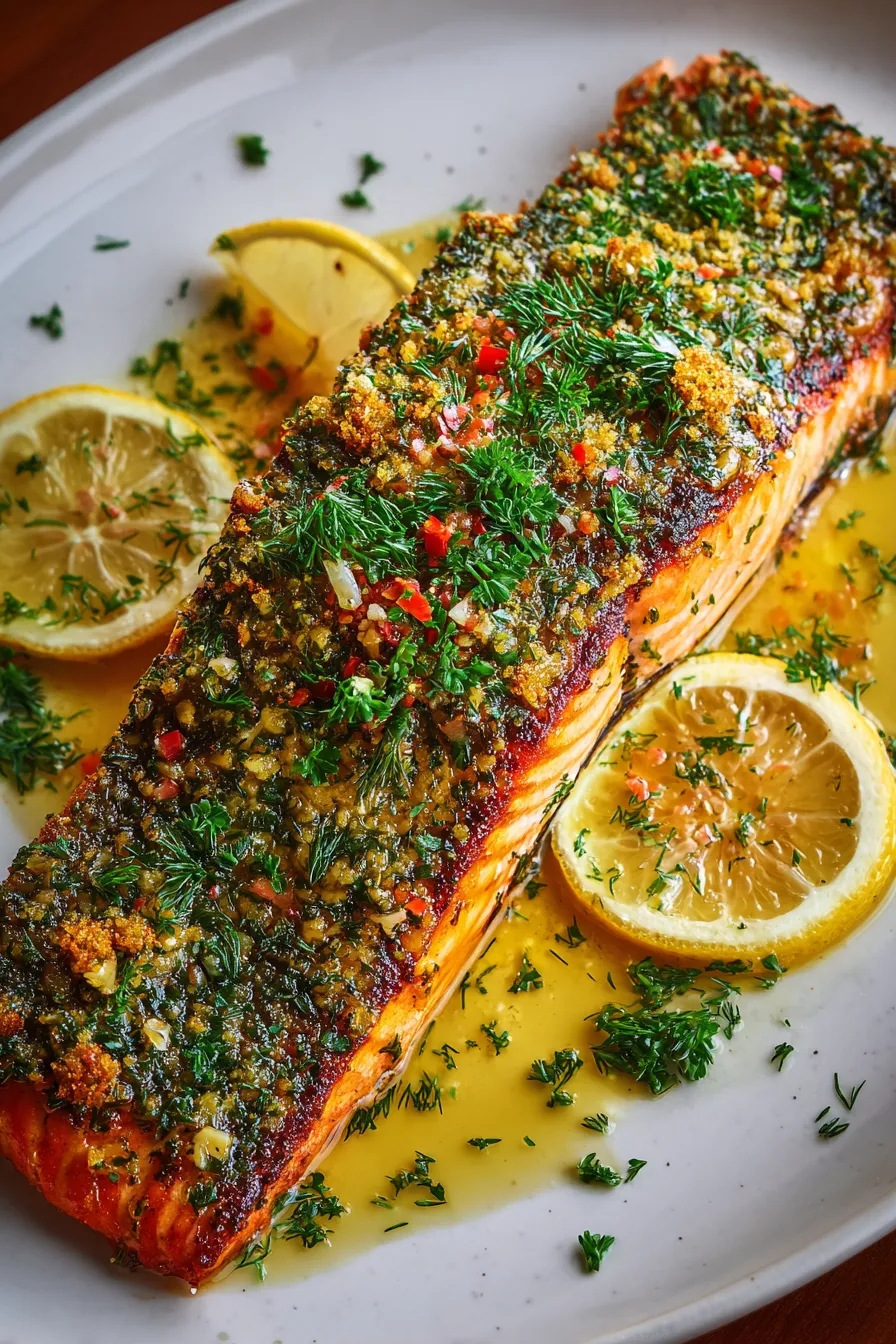 Pan-Seared Alki Beach Salmon with Citrus Herb Glaze