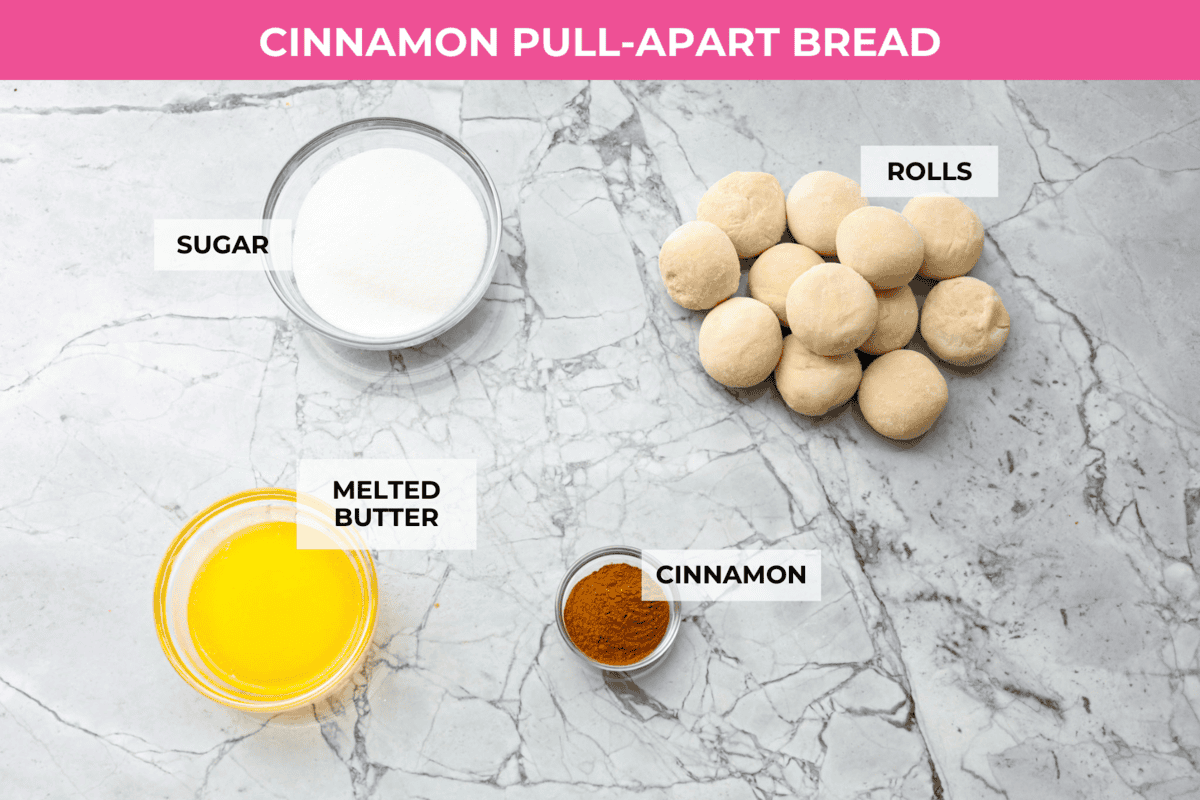 King Cake-Inspired Cinnamon Swirl Pull-Apart Bread