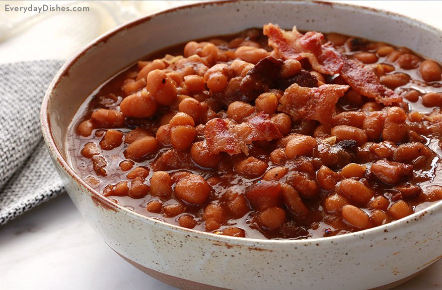 Slow-Baked Boston Beans with Molasses and Salt Pork