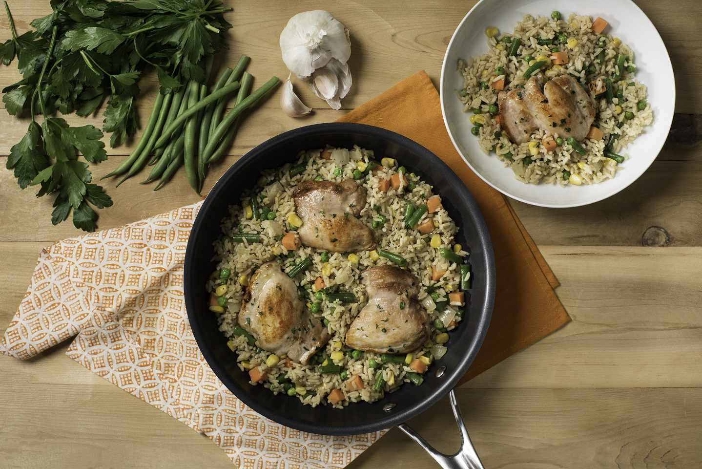 Stir-Fried Chicken with Biweekly Herb Medley