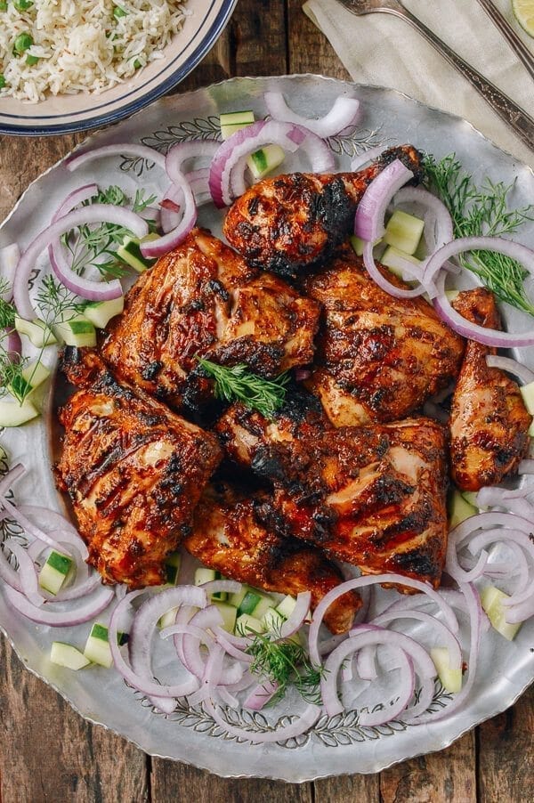 Tandoori-Spiced Grilled Chicken with Yogurt Marinade