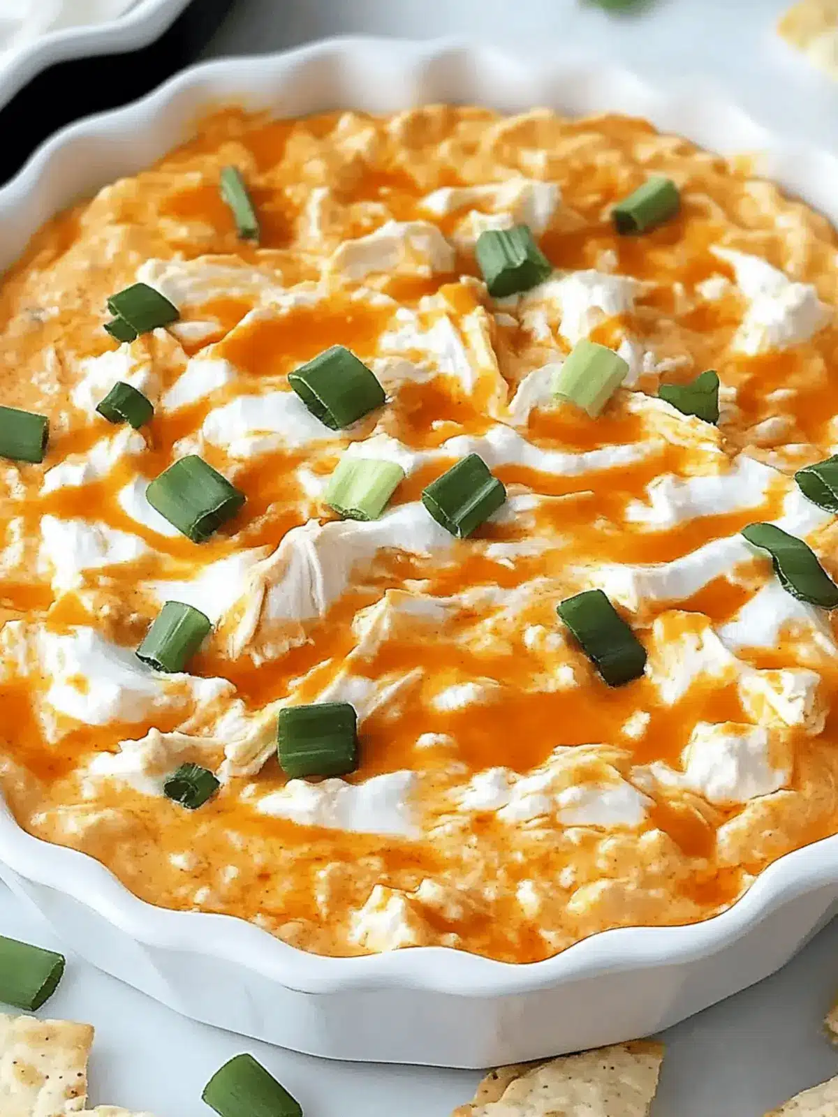 Buffalo Chicken Dip with Greek Yogurt