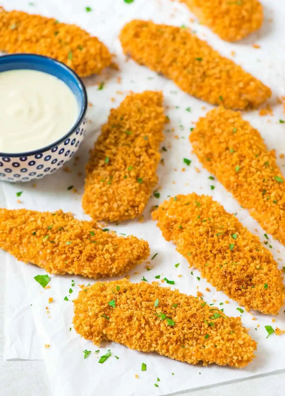 Almond-Crusted Chicken Tenders with Honey Mustard Sauce