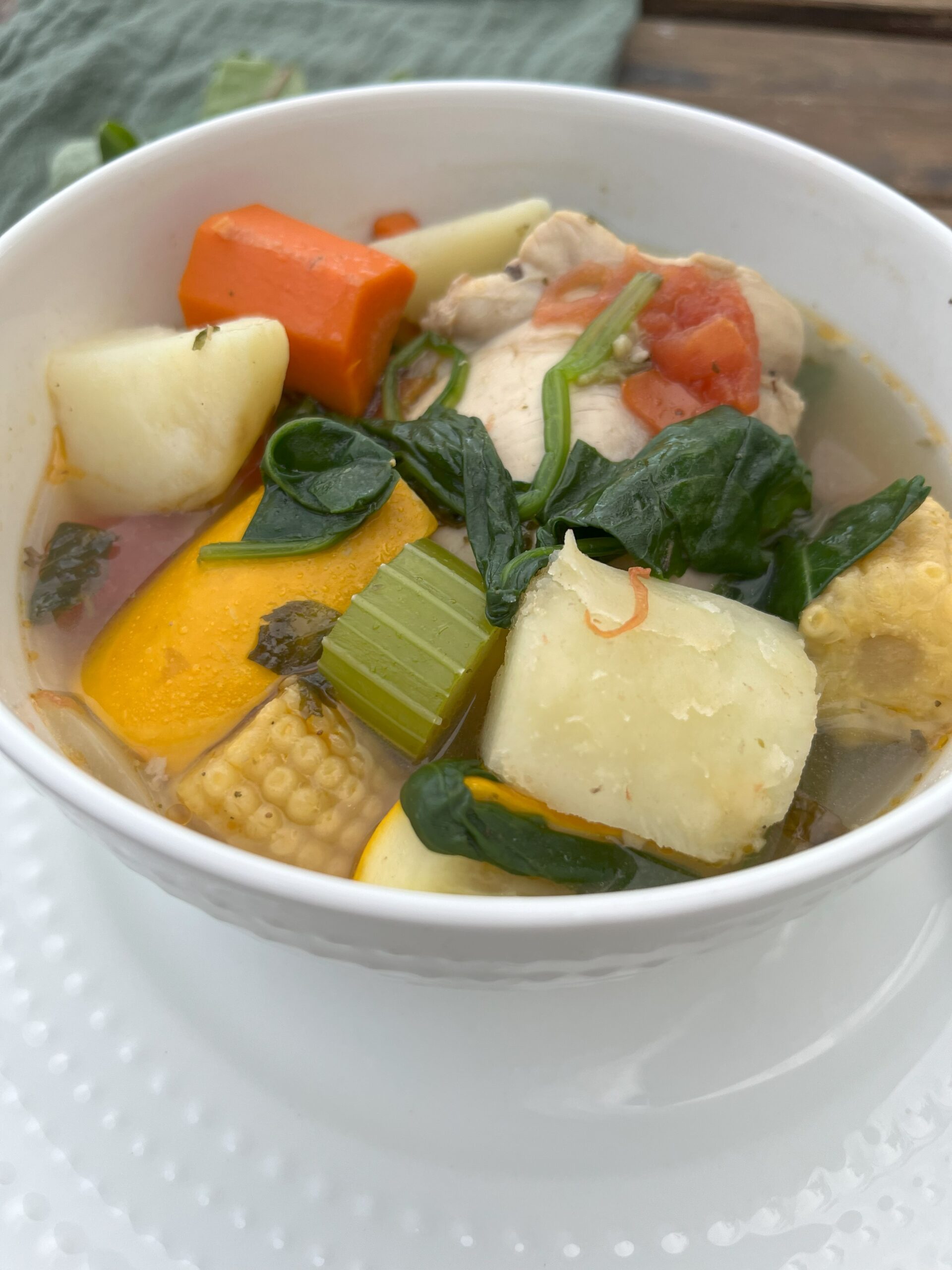Slow-Cooked Salvadoran Chicken with Tomato and Peppers