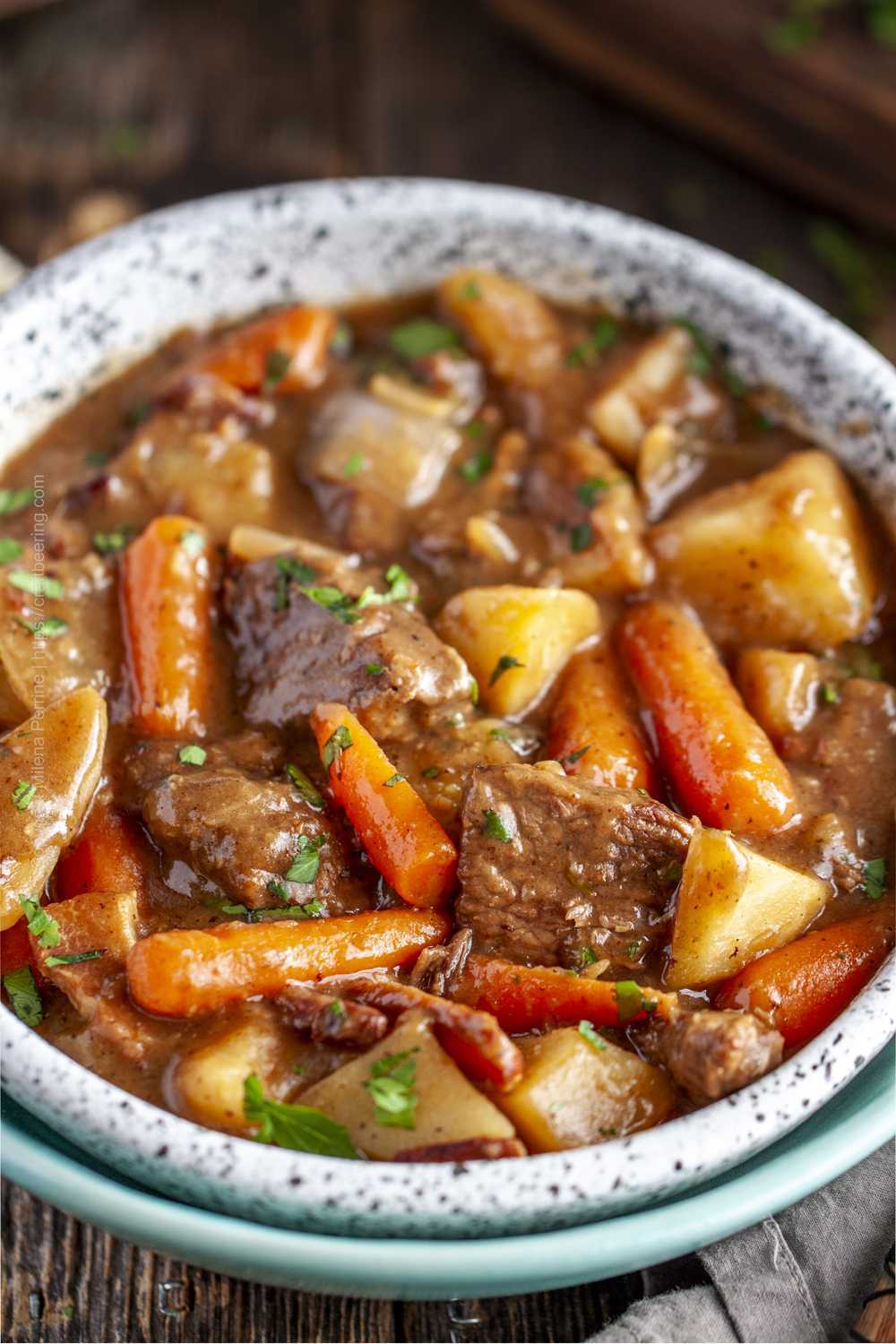 Slow-Simmered Irish Lamb Stew with Guinness and Root Vegetables