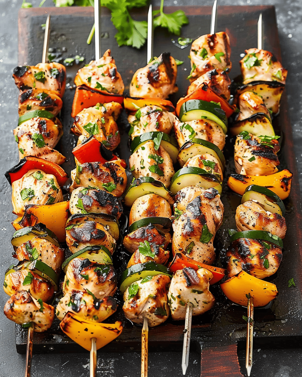 Grilled Iraqi Chicken Kebabs with Sumac and Onion