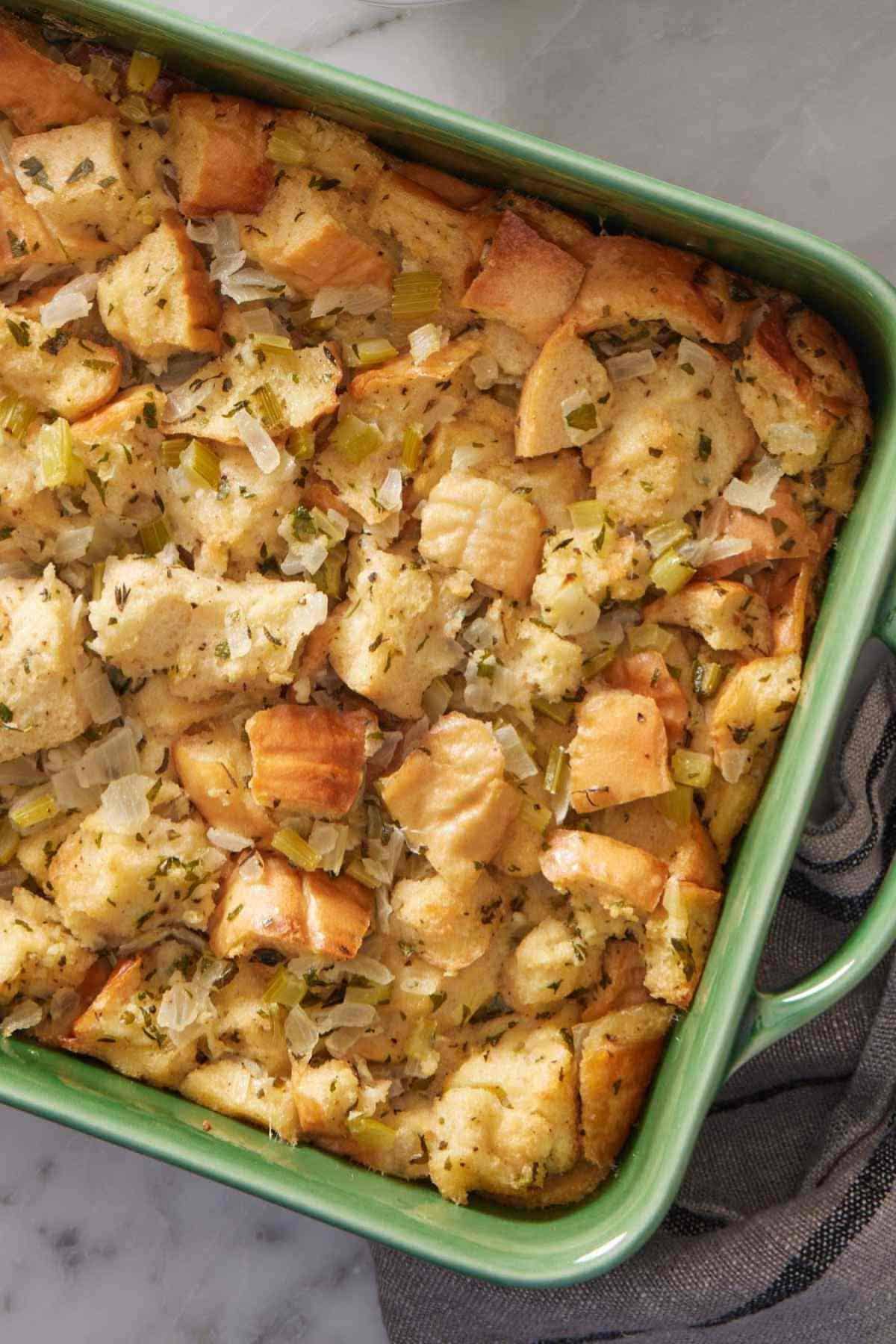 Oven-Baked Sage and Celery Bread Stuffing
