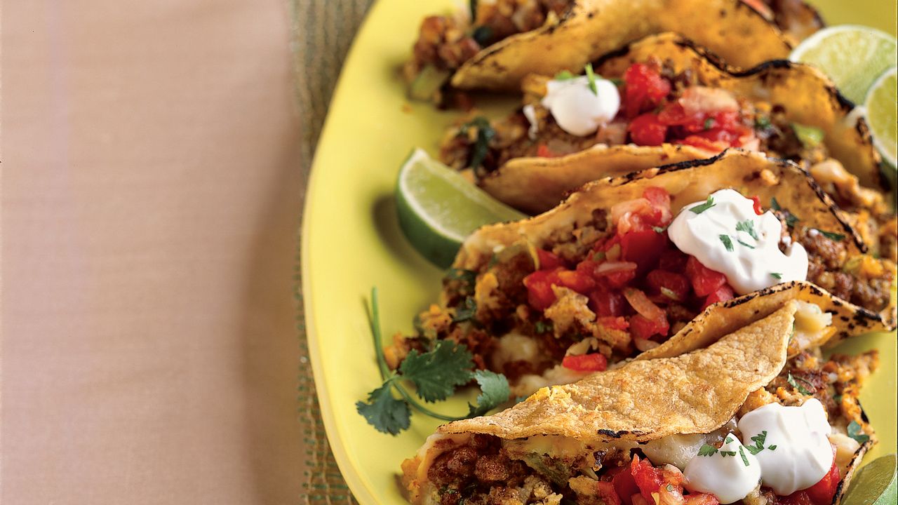 Chorizo and Scrambled Egg Mexican Breakfast Tacos