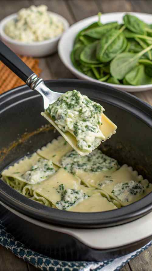 Mini Lasagna Casserole with Spinach and Ricotta