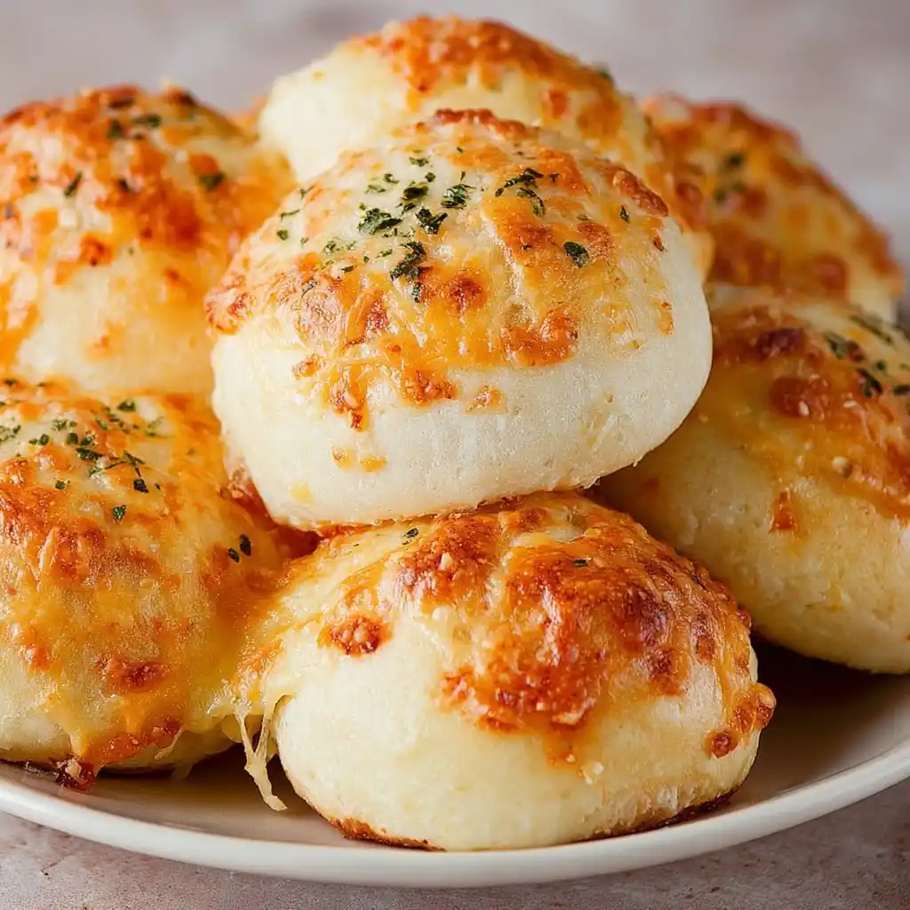 Cheese-Stuffed Tapioca Flour Buns with Garlic and Parmesan