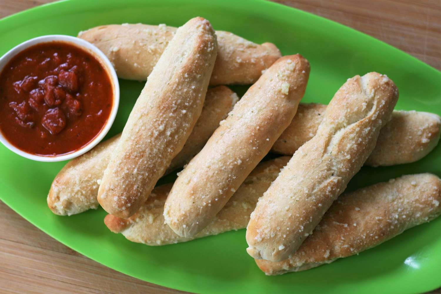 Garlic-Parmesan Pumpkin Seed Witch Finger Breadsticks