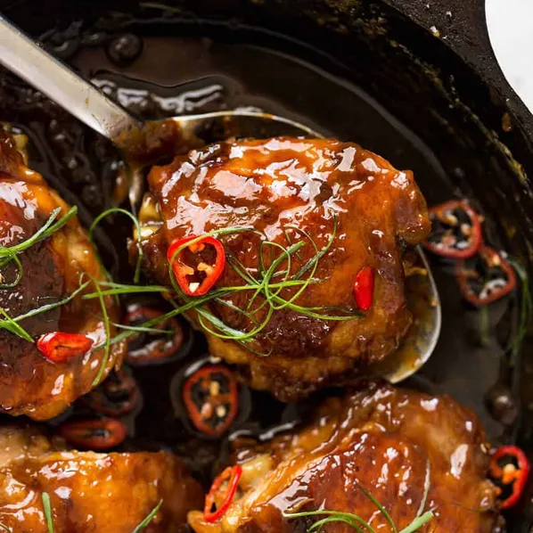 Vietnamese Caramel Chicken with Ginger and Chilies