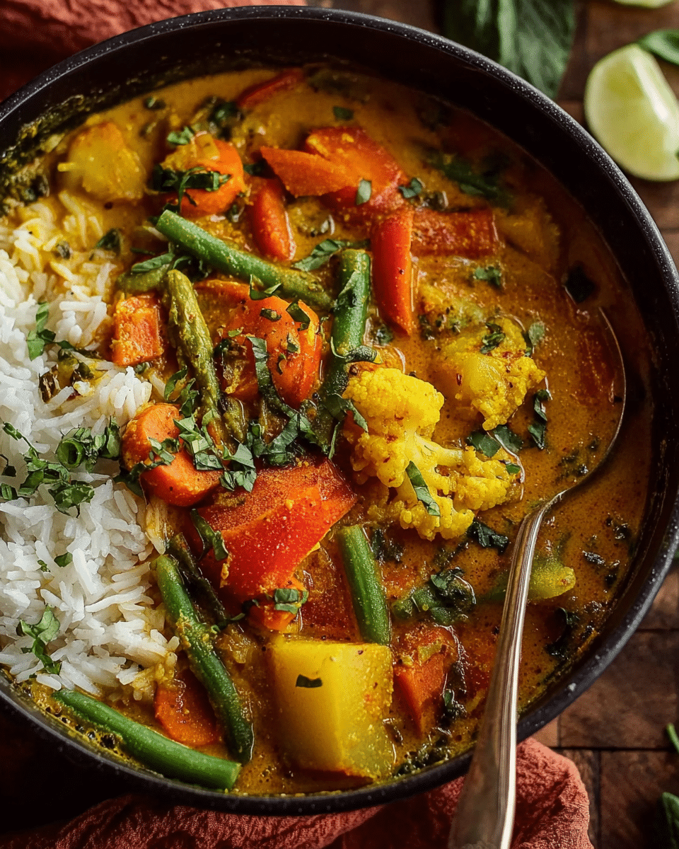 Vegetable Ethiopian Curry with Coconut Milk and Berbere
