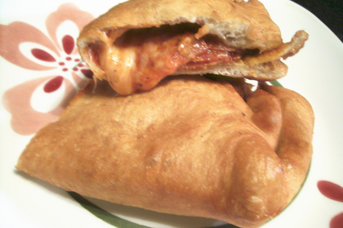 Italian Fried Panzerotti with Tomato and Mozzarella Filling