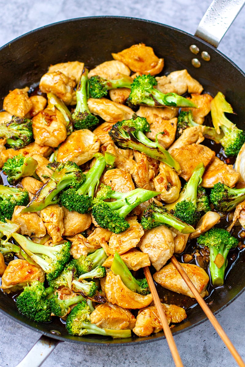Keto Chicken Stir-Fry with Broccoli and Cashews