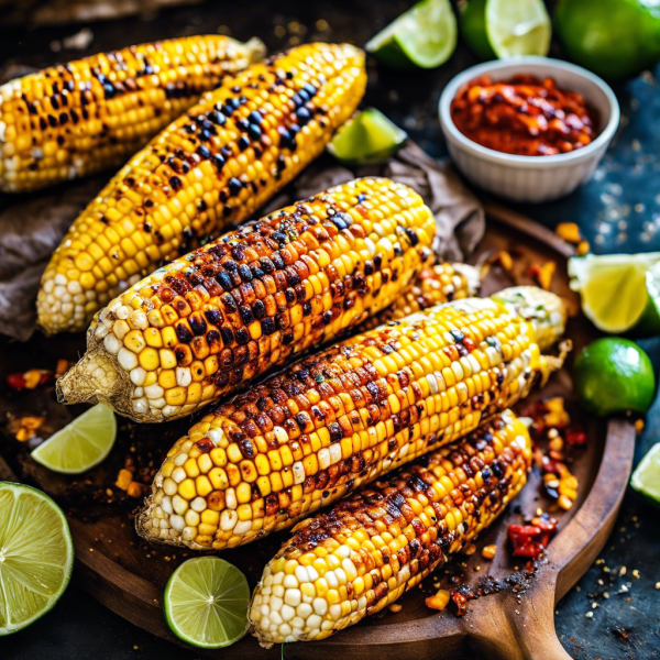 Spiced Grilled Corn with Chili-Lime Butter