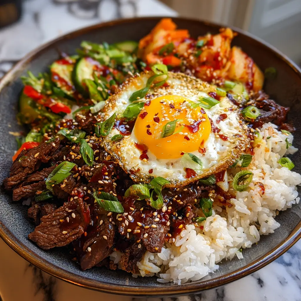 One-Pot Spicy Korean Beef and Rice