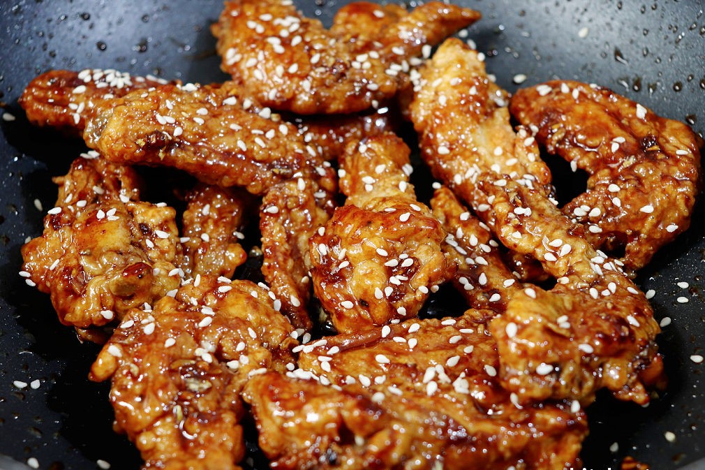 Buttermilk-Brined Fried Chicken with Spicy Honey Glaze