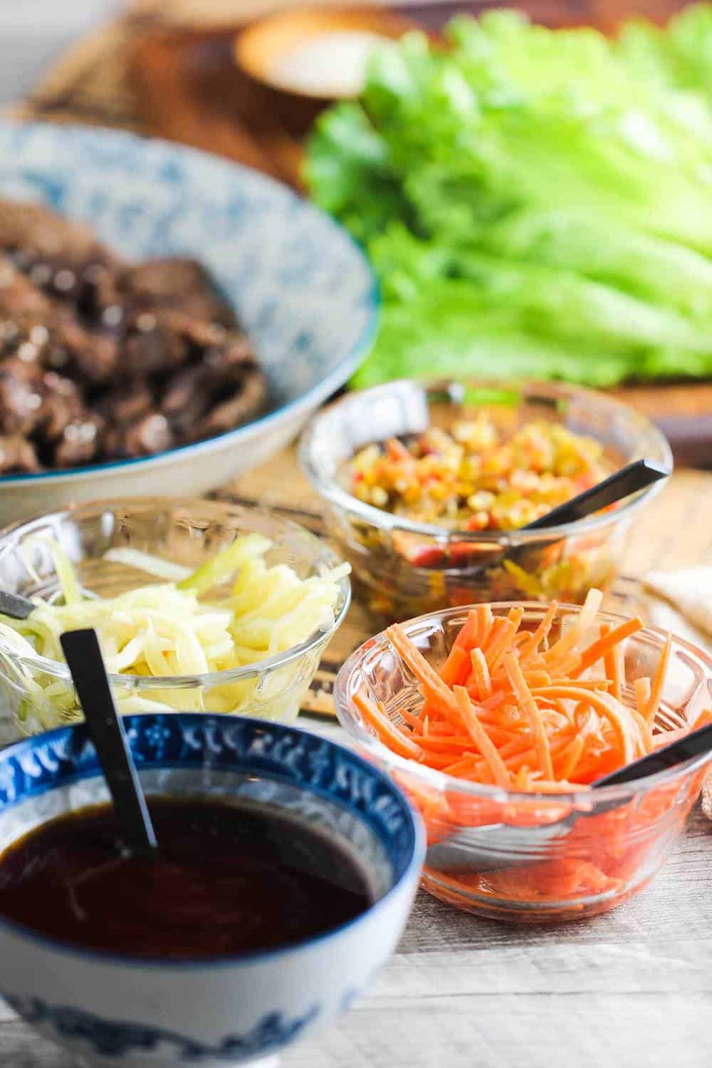 Korean-Inspired Beef Bulgogi Lettuce Wraps