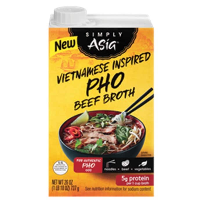 Slow-Simmered Pho Broth with Tender Beef and Fresh Herbs