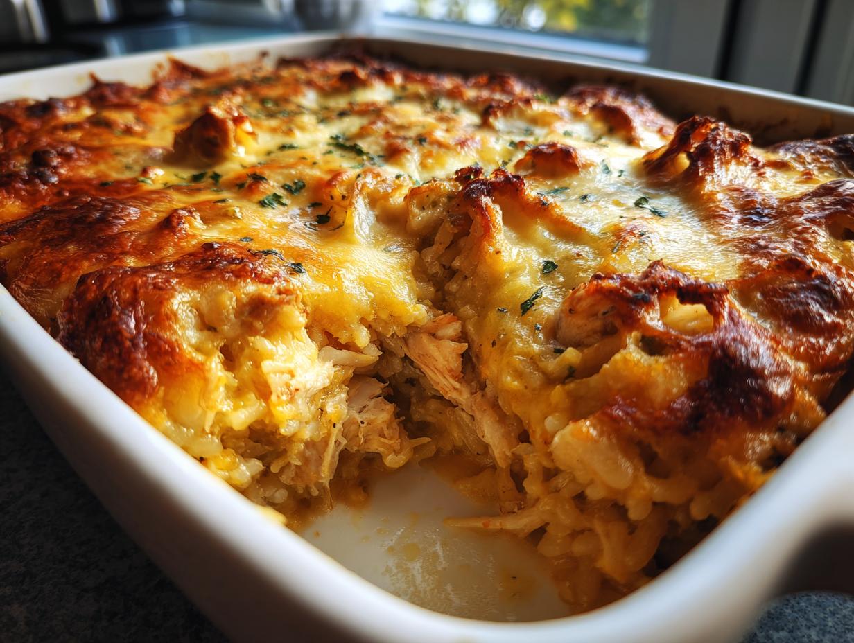 Comforting Chicken and Rice Casserole