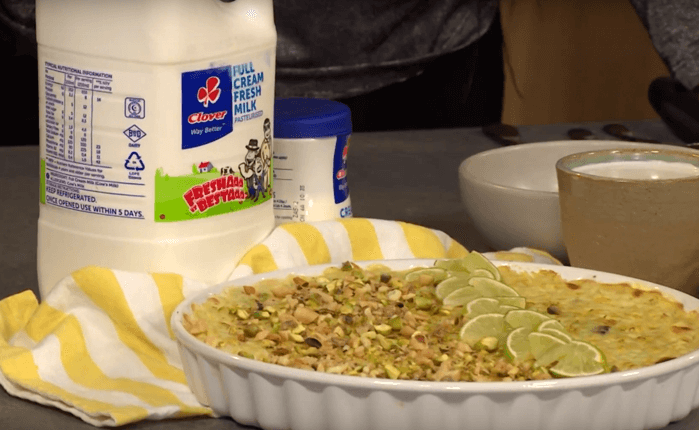 Rosewater Cardamom Pistachio Rice Pudding