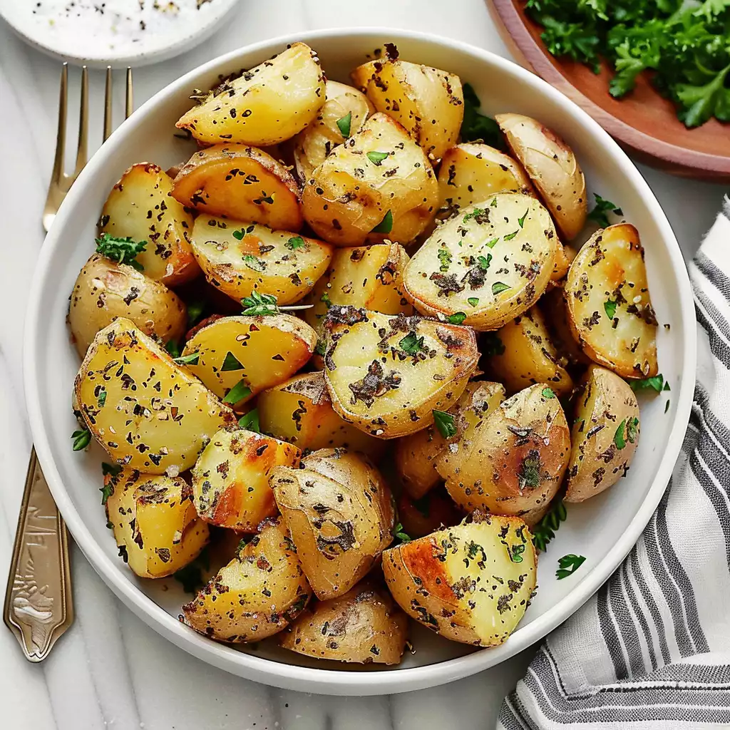 Garlic and Herb Roasted Potatoes