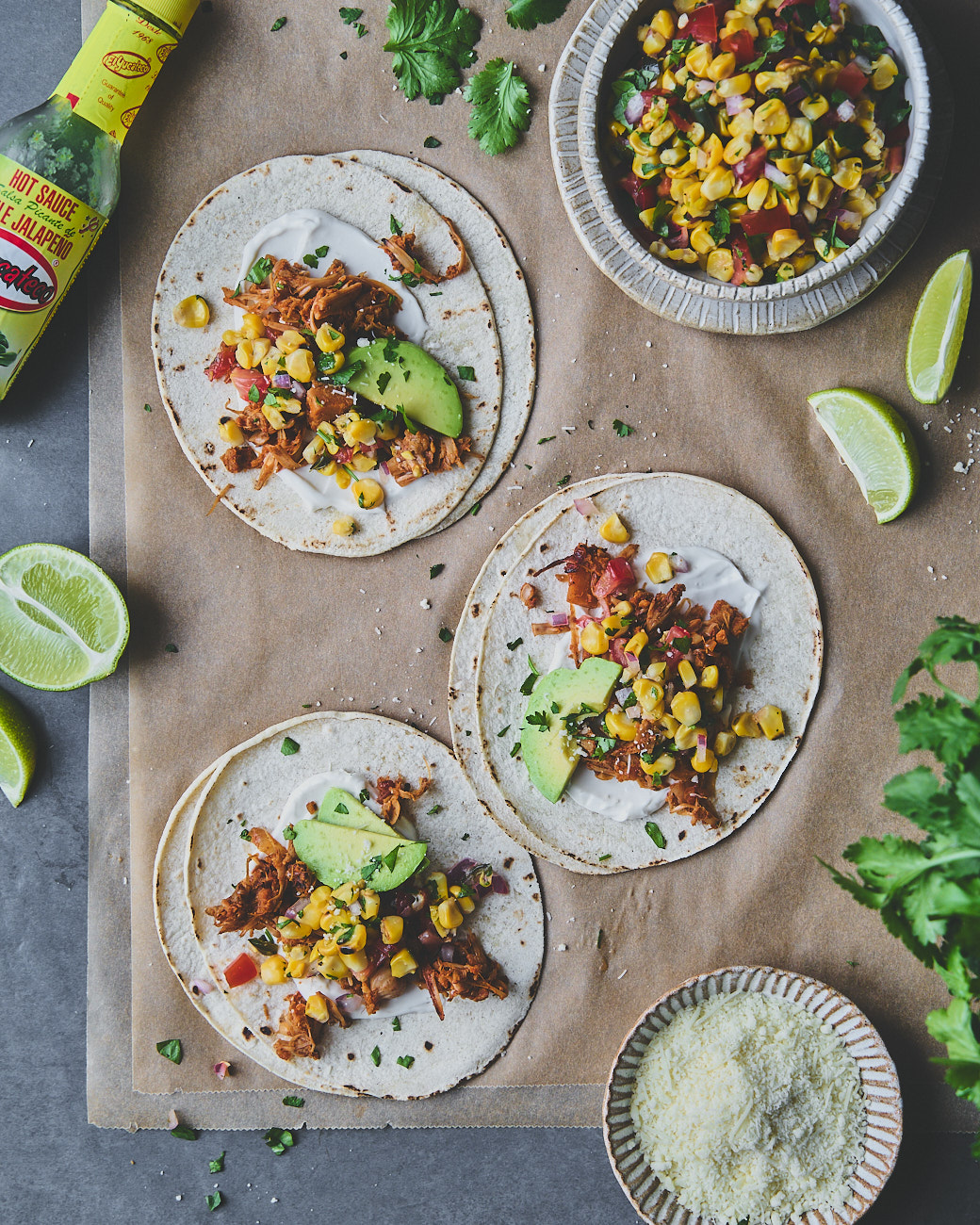 Grilled Street-Style Tacos with Charred Corn Salsa